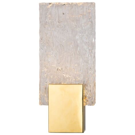 Applique Vetro oro con cristallo LED 3W Maxlight W0289