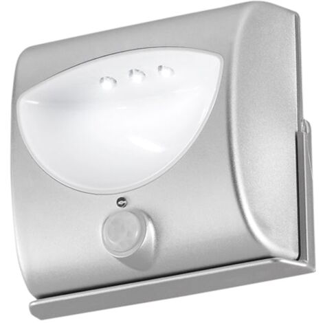 Applique VISTA argento con 3 luci a LED da 0,075W 4000K (luce naturale)