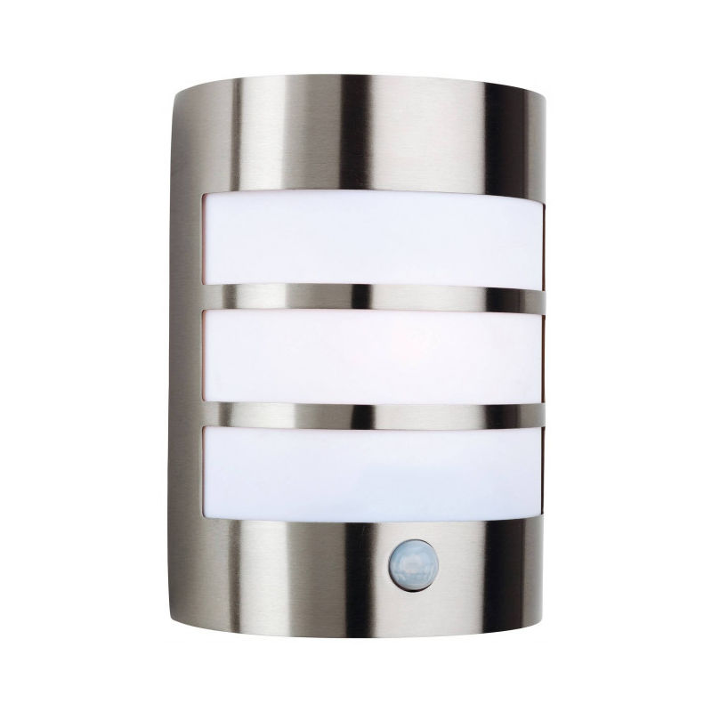 06firstlight - Applique Wall Lights avec détecteur, acier inoxydable
