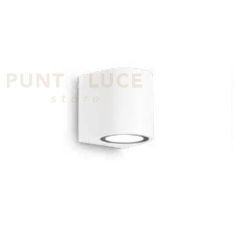 APPLIQUE ZENO ROUND BIANCO 1 LUCE ATTACCO GU10 IP65 H.8CM