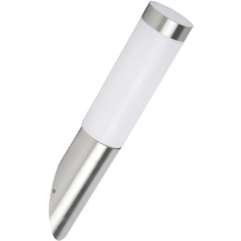 Applique abrego IP44 E27 11W Acier inoxydable