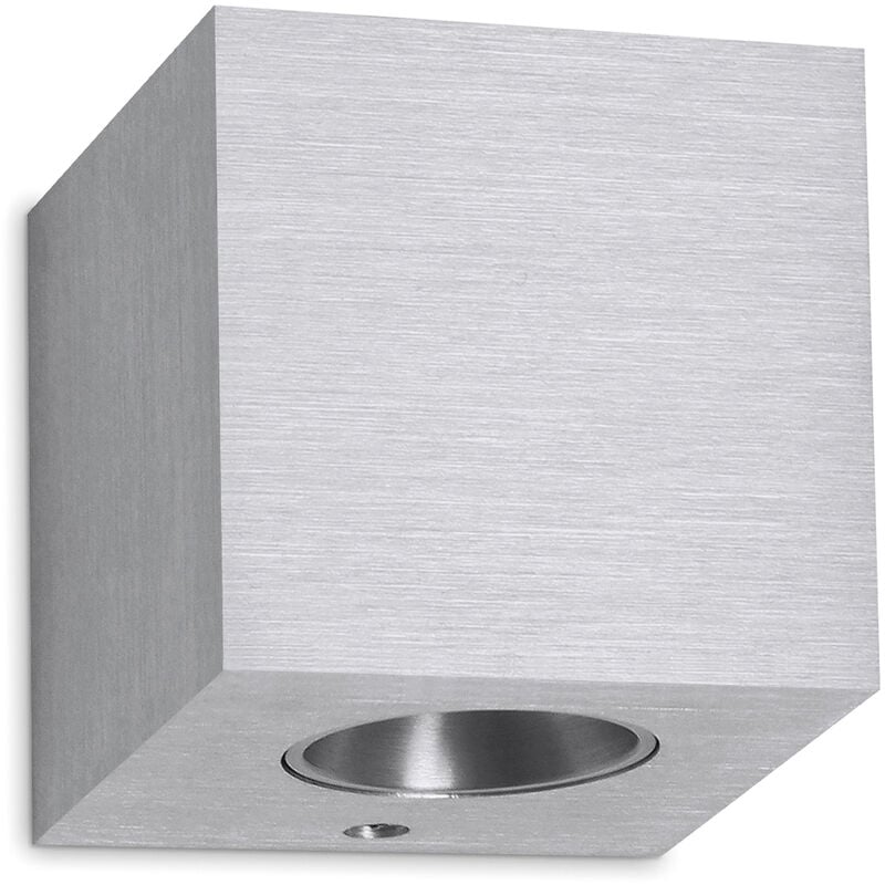 Applique brick led smd 2x3W 165lm(182lm) CRI80 3000K 110º,110º up-down Aluminium brossé