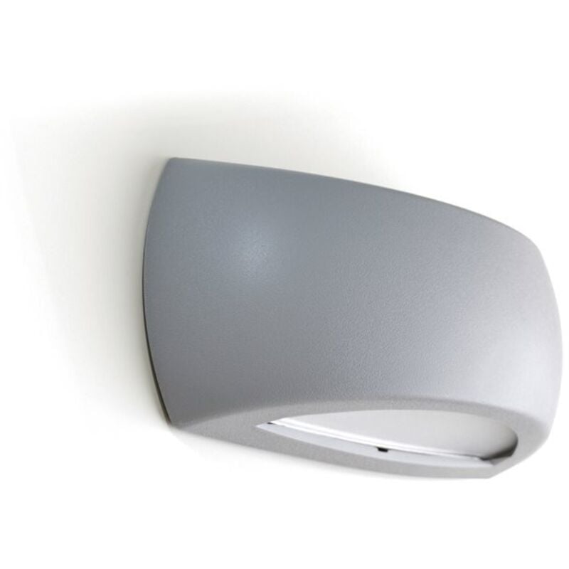 Applique calm IP66 E27 led Filament 6W 800lm 2700K Crépuscule,Mouvement up-down Gris