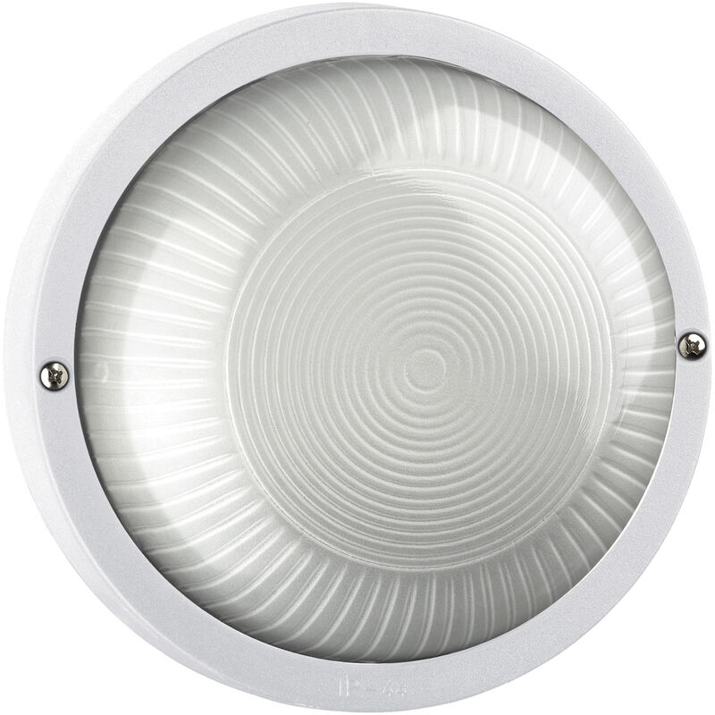 Applique FAR Round IP44 E27 12W Blanc Applique FAR Round IP44 E27 12W Blanc