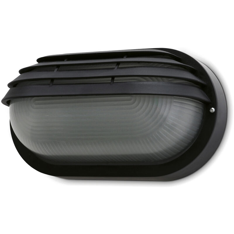 Applique FAR Oval Small IP44 E27 12W Noir