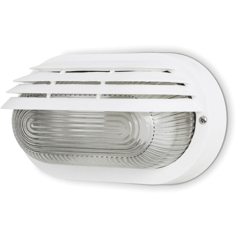 Applique far IP44 E27 21W Blanc