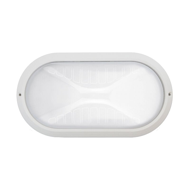 Applique plaff Oval Large IP65 E27 42W Blanc