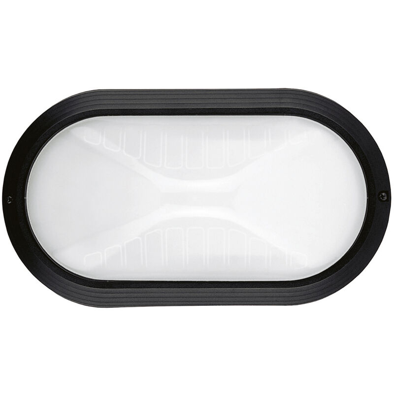 Applique plaff Oval Medium IP65 E27 42W Noir