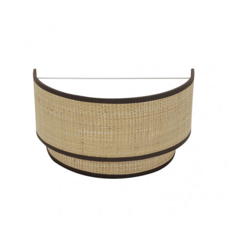 Appliquer Roque 1xe27 Naturel/marron 17x30x15 Cm