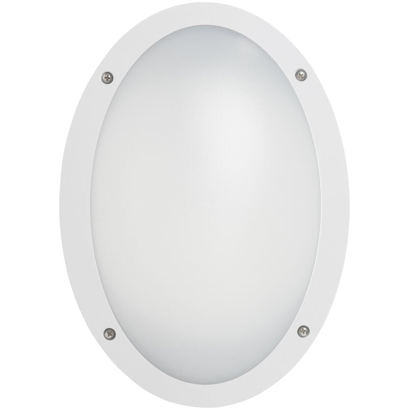 Applique teia Oval IP66 E27 23W Blanc