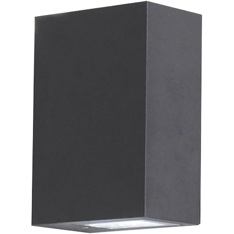 Applique ufo IP54 led smd 2x3W 114lm CRI80 6000K 43º up-down Anthracite