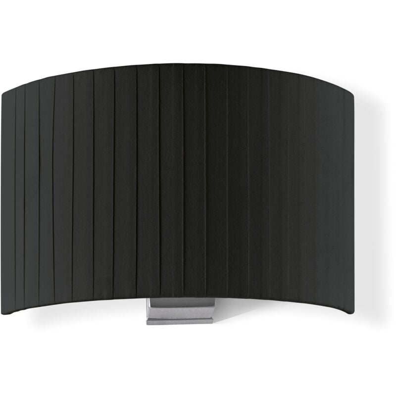 Applique amsterdam E27 15W Ruban enveloppé noir