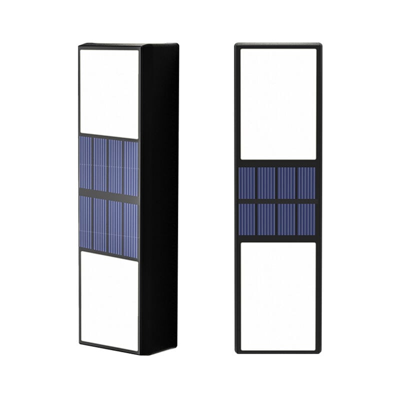 Appliques d'extérieur sensibles à la lumière solaire Appliques d'extérieur étanches à l'eau Câblage gratuit Appliques d'ambiance pour le jardin(2