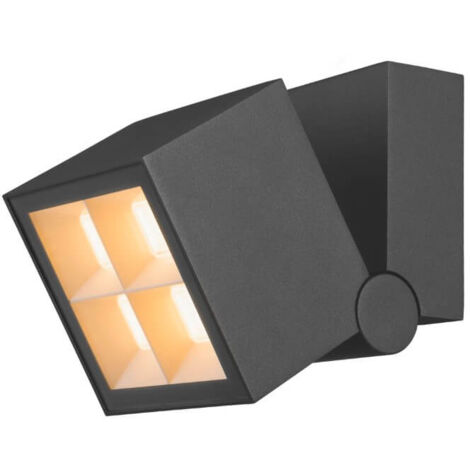 Appliques extérieures LED S-CUBE Plafonnier et applique saillie 2700/3000K 15W PHASE 80° anthracite - SLV 1007458
