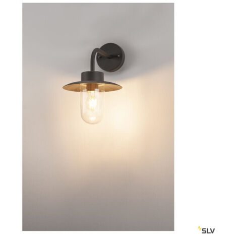 Appliques extérieures MOLAT applique extérieure anthracite E27 60W max IP44 - SLV 1000820