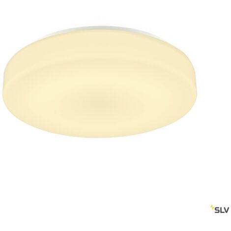 Appliques intérieures LED LIPSY 40 Drum applique et plafonnier intérieur blanc LED 18W 3000/4000K v - SLV 1002940