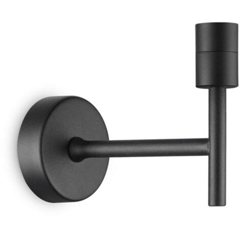 Appliques - Lampade Da Parete Set Metallo Nero 1 Luce E27