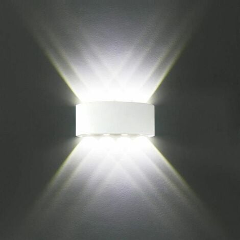 main image of "Appliques Murales Interieur LED Lampe 8w étanche Moderne pour Chambre Maison Couloir Salon ( Blanc Froid )"