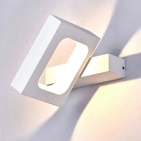 Appliques murales LED 10 W pour intérieur/extérieur, spots muraux, pour salon, cage d'escalier, couloir, éclairage mural, 3000 K (lumière blanche chaude)