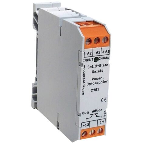 Appoldt POK 100V 10A relè grigio-arancio compatto