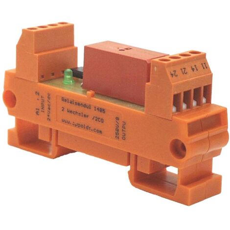 Appoldt RM-2W 24 V Relè di accoppiamento Tensione nom.: 24 V/DC Corrente di commut. max.: 8 A 2 scambi 1 pz.