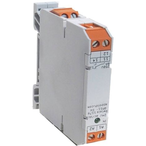 Appoldt RM11-1W 230Vac Interface relais Tension nominale: 230 V/AC Courant de commutation (max.): 8 A 1 inverseur (RT) 1 pc(s) D008352