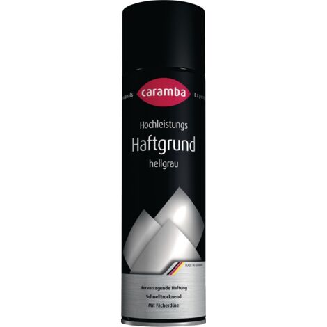 Apprêt adhésif de haute qualité gris clair bombe aérosol 500 ml CARAMBA (Par 6)