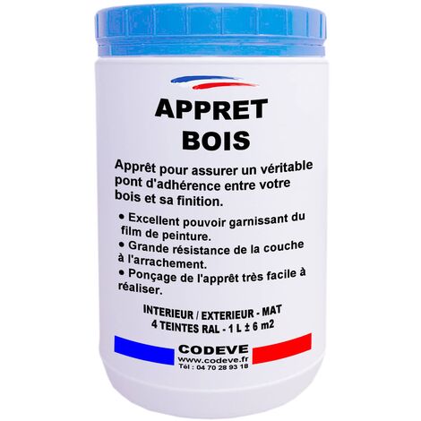 APPRET BOIS - 4 Couleurs