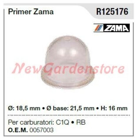Apprêt ZAMA pour carburateur C1Q RB débroussailleuse R125176