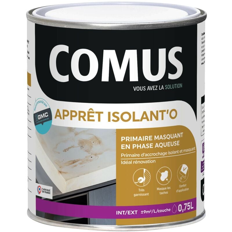 Appret'isolanto 0.75L - Primaire masquant en phase aqueuse Comus