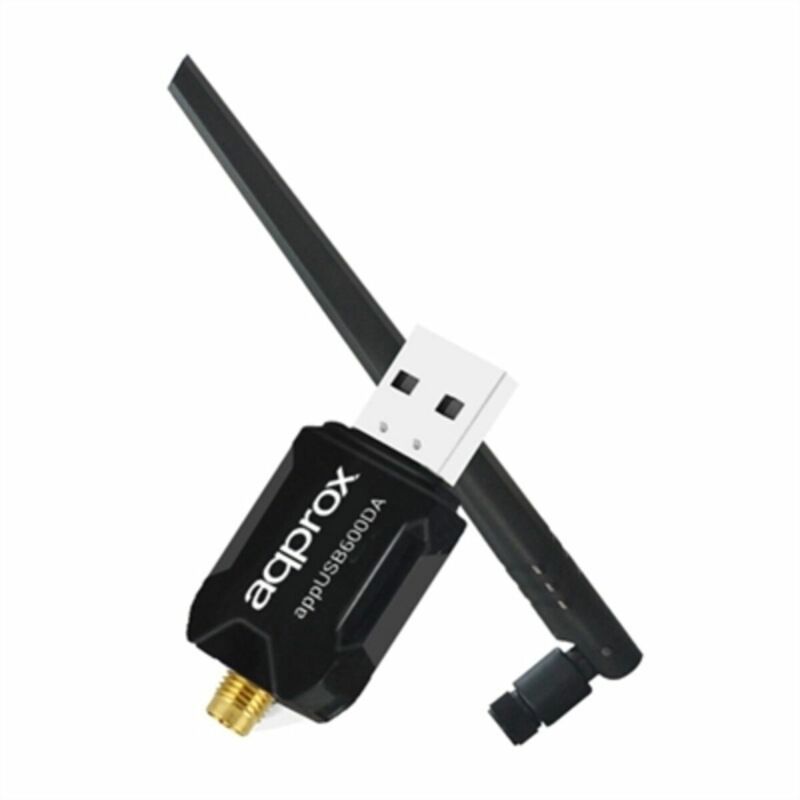 

Adaptador USB Wifi APPUSB600DA Negro - Approx!