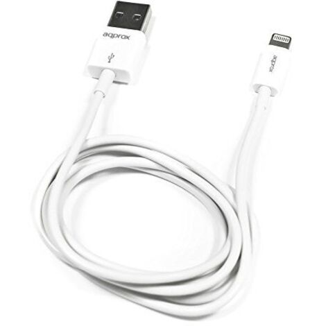 Approx APPC03V2 - Cavo dati/ricarica da Lightning a USB V2, colore White