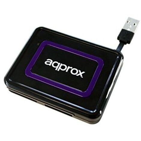 APPROX APPCRDNIB MULTILECTOR DNI-E EXTERNO USB 2.0 NEGRO