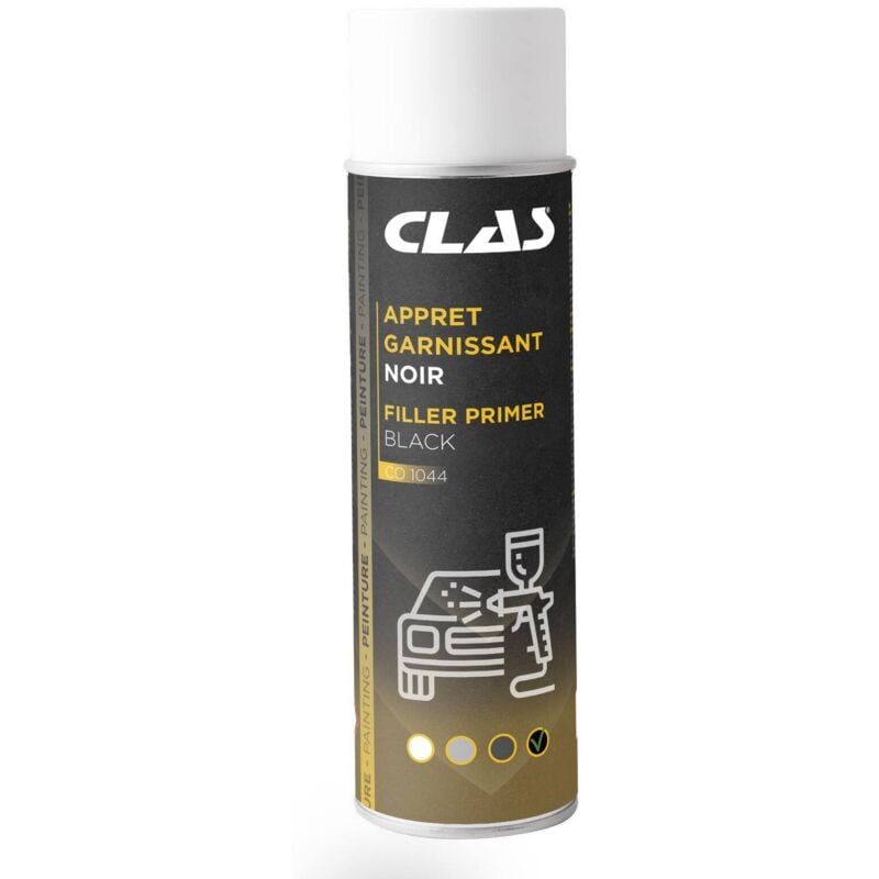 Apprêt garnissant noir 500ml spécial carrosserie - co 1044 Clas Equipements