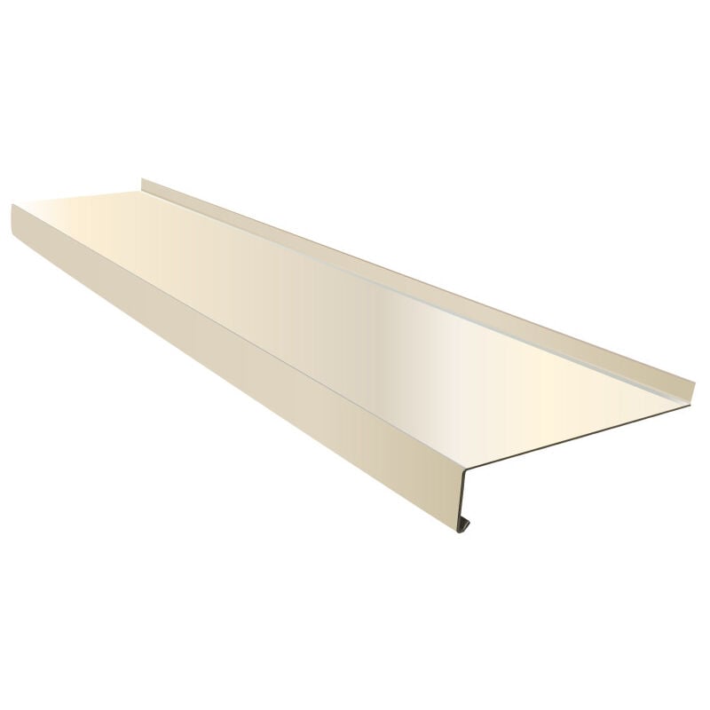 Appui de fenêtre avec relevé 15/10eme 2m - 200mm - RAL1015 - ALUHOME