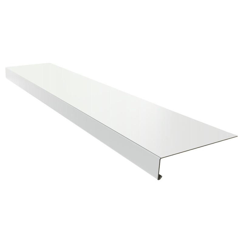 Appui de fenêtre extérieur 15/10eme 2m - 400mm - RAL9010 Aluhome