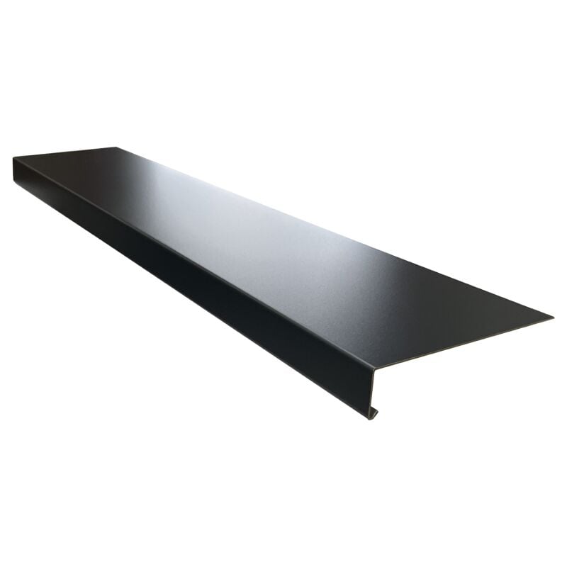 Appui de fenêtre extérieur 15/10eme 2m - 350mm - RAL9005 Aluhome