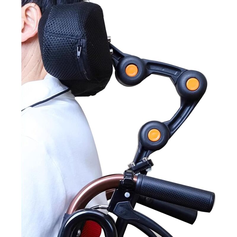 Appui-tête Universel pour Fauteuil Roulant,Coussin d'appui-tête Rembourré Réglable,Coussin réglable d'appui-tête de Fauteuil Roulant