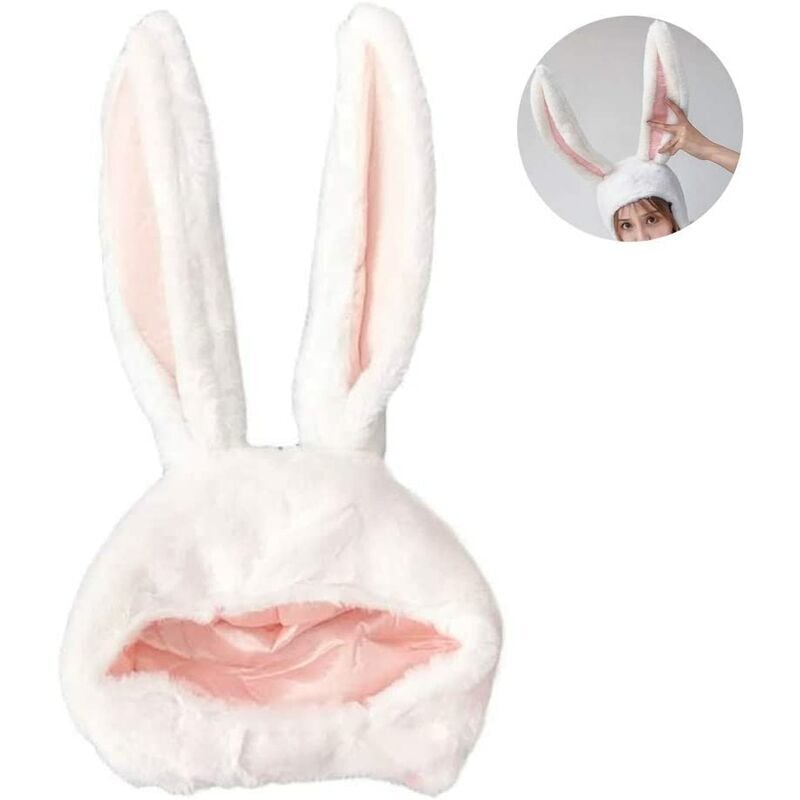 Appuie - tête Pâques oreilles de lapin oreilles de lapin drôle de bandeau chapeau de lapin oreilles de lapin peluche drôle de cadeau de jouet,