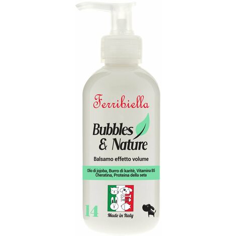 Après-shampooing volumisant à l'huile de jojoba, au beurre de karité, à la kératine et aux protéines de soie pour chiens 250 ml