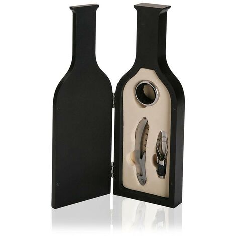 Apri bottiglie di vino cavatappi salva goccia tira bijou tappo set 3 idea regalo per sommelier
