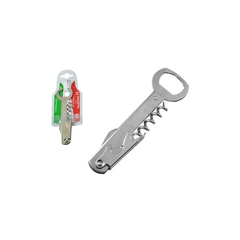 Fraschetti - Apribottiglie cavatappi cameriere multifunzione in acciaio inox