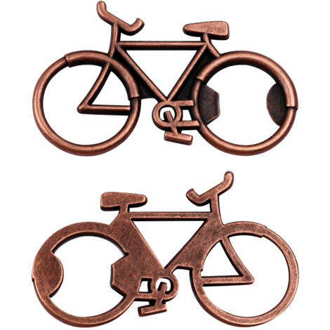 Apribottiglie per bicicletta, apribottiglie per bicicletta in acciaio inossidabile, cavatappi, apribottiglie.