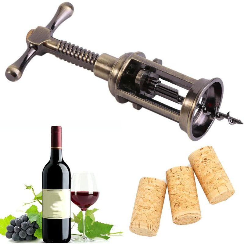 SET DI APRIBOTTIGLIE per Vino Pesante con Cavatappi da 5 Confezioni con