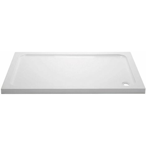 main image of "April Rectangular Shower Tray 1200mm x 800mm - Stone Resin"