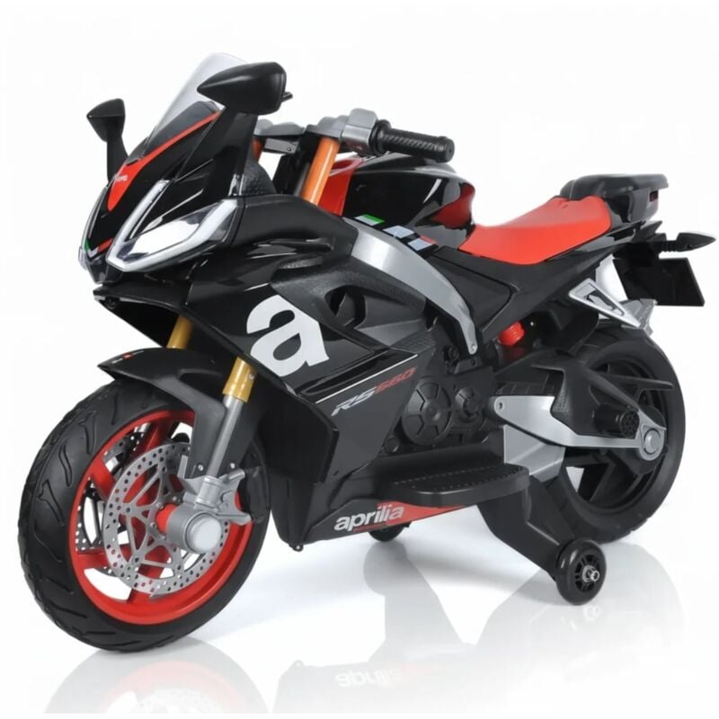 Berghoff - Aprilia RS660 - Moto Electrique pour Enfants - 12V - 3 à 6 ans - Noir