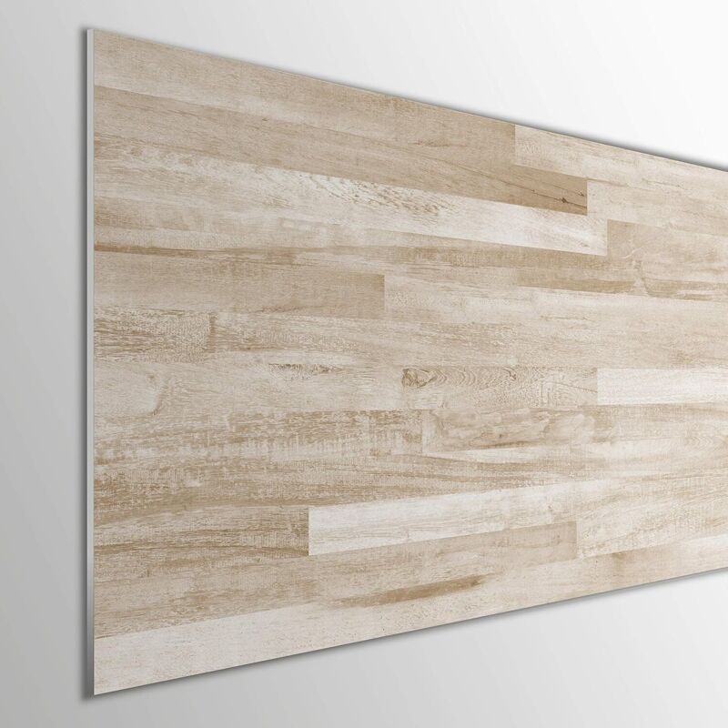 Cabecero Cama pvc 5mm Decorativo Económico. Modelo - Allanton (150x60cm, Marrón Claro)