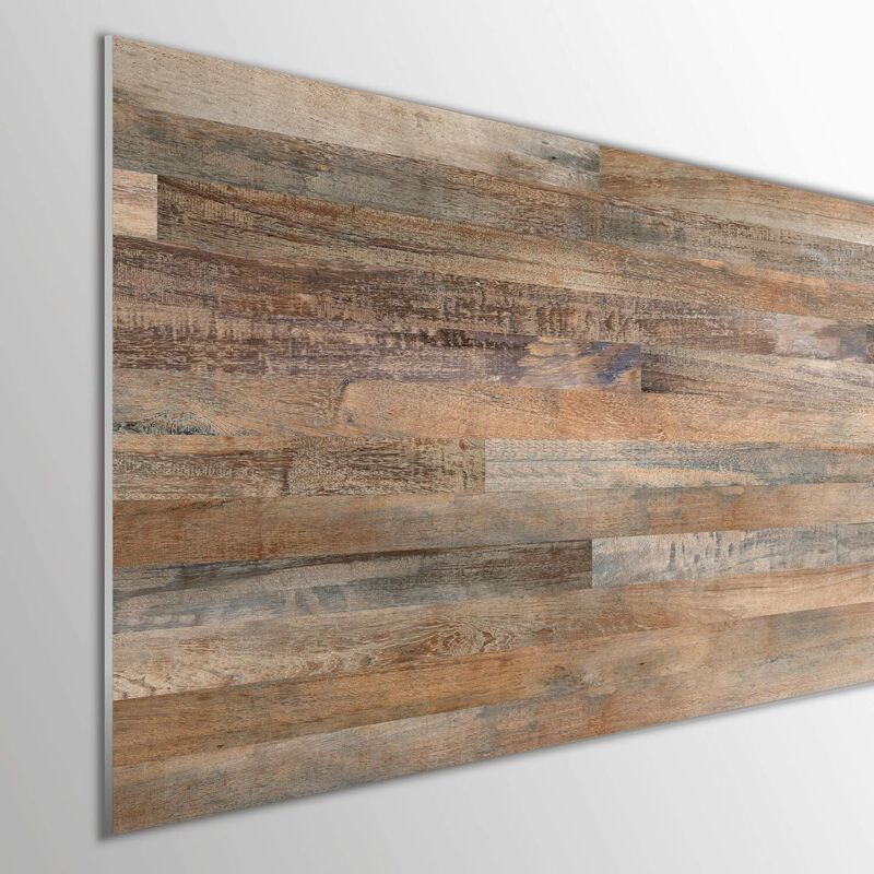 Cabecero Cama pvc 5mm Decorativo Económico. Modelo - Allanton (150x60cm, Marrón)