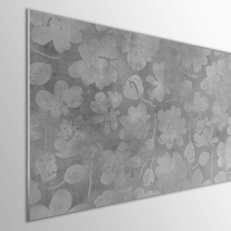 Aprint Décor tête de lit pvc lit 5mm décoratif économique. Modèle - Aranga - 135x60cm, Gris