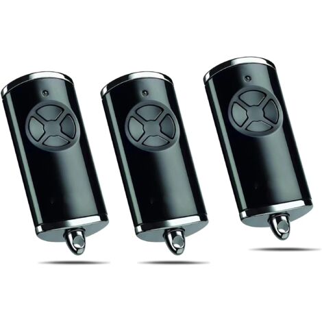 Apriporta da garage 868,3 BS MHz, telecomando per porta da garage compatibile con Hörmann bs HSM4 HSE2 HS1 HS4 HSZ1 HSZ2, trasmettitore manuale a 3 pezzi
